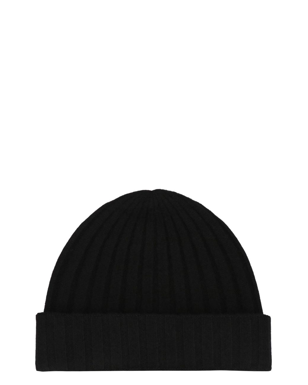 Totême Black Cashmere Knit Hat