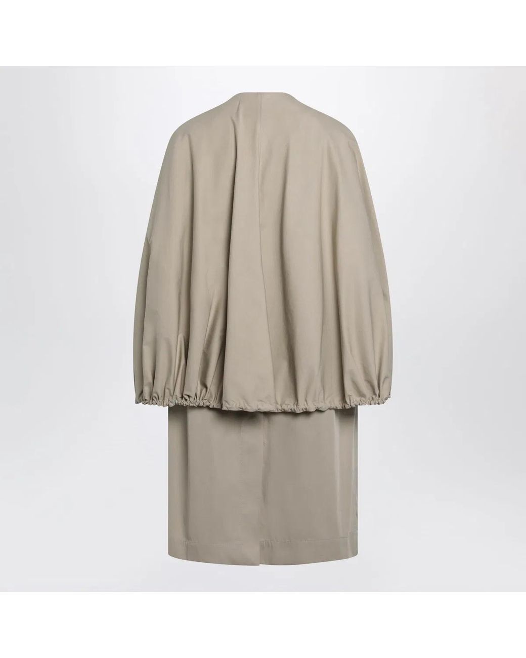 Totême Natural Cotton Cape Coat