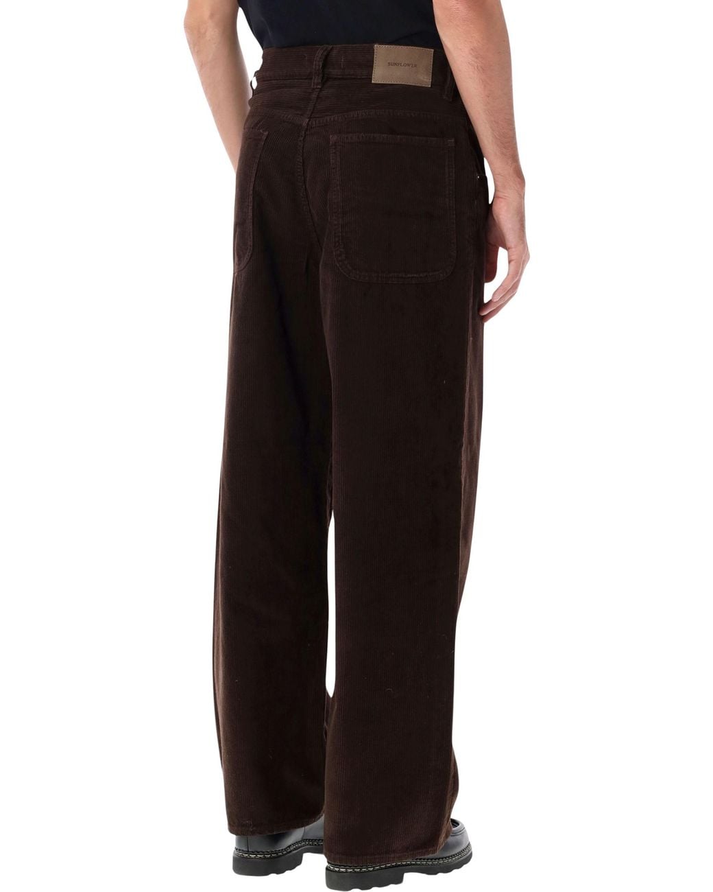 sunflower Black Superwide Pant for men