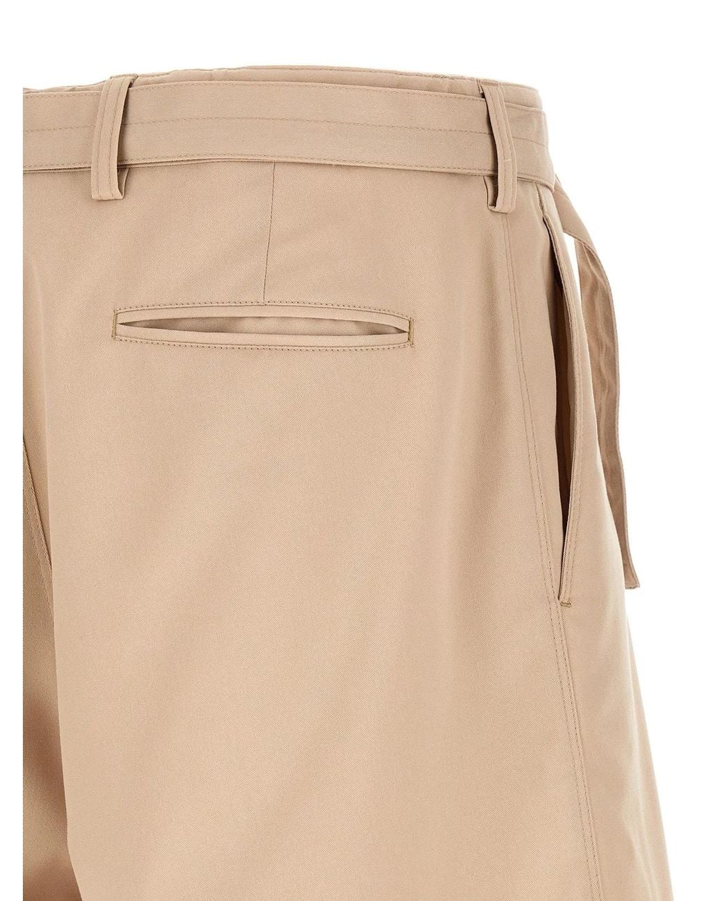 Cellar Door Natural 'Viper' Bermuda Shorts for men
