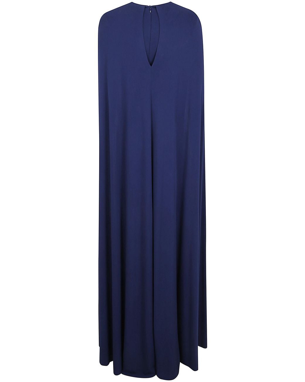 Jonathan Simkhai Blue "Demi" Cape Gown
