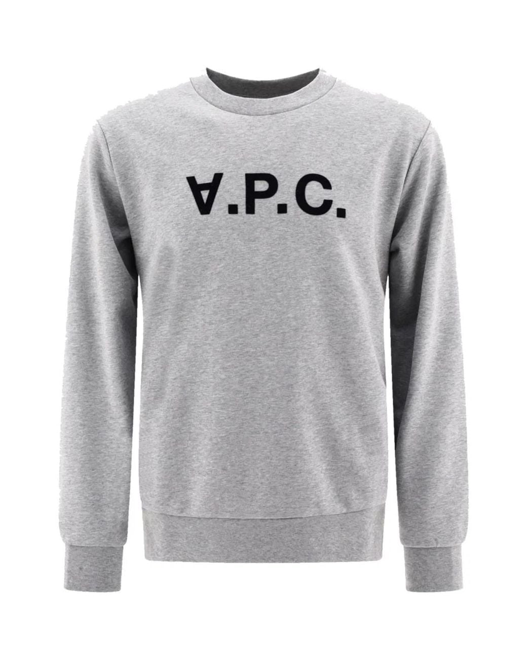 A.P.C. Gray Felpa Standard Grand Vpc Gots