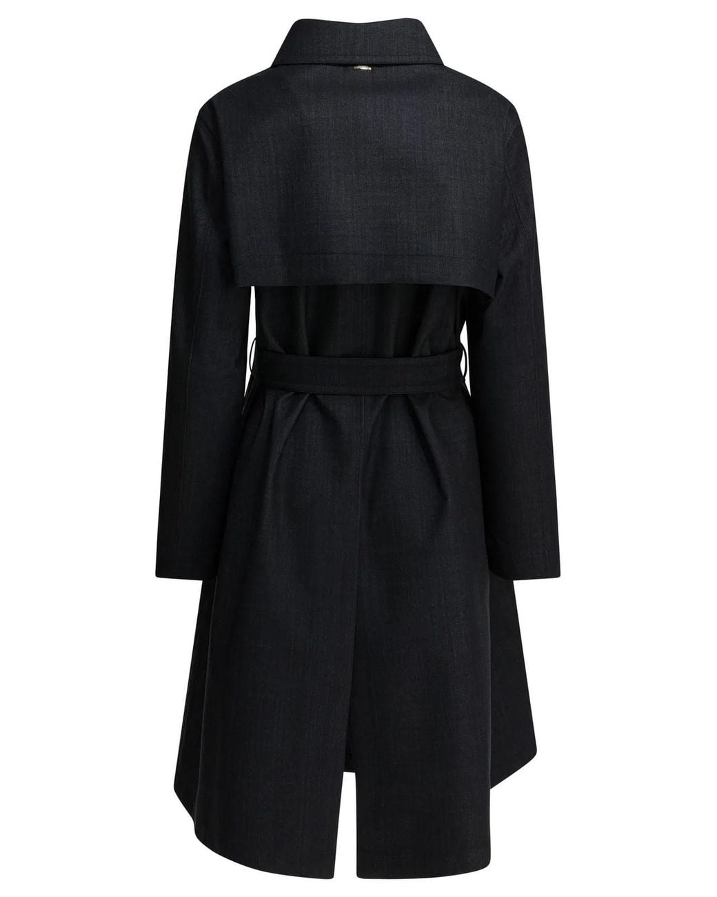 Herno Black Polyester Wool Jacket