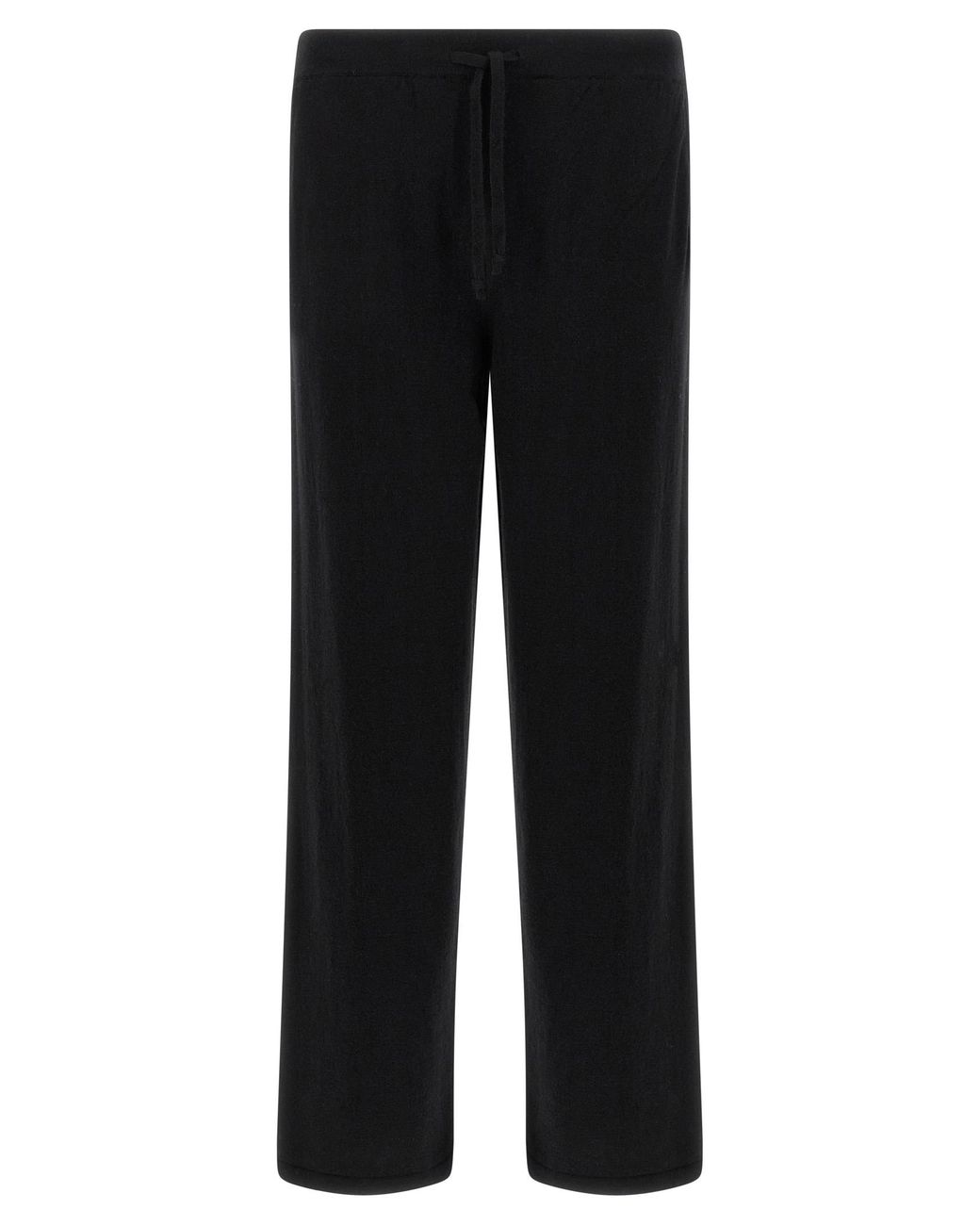 LARMERI STUDIO Black Wool And Cashmere Pants