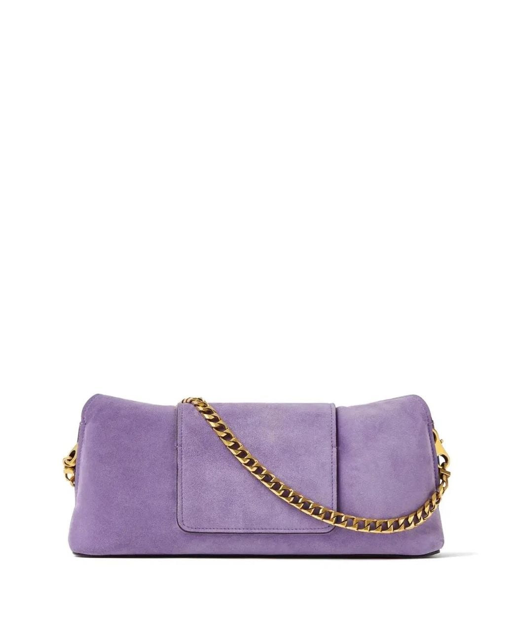 Versace Purple Clutch Calf Leather