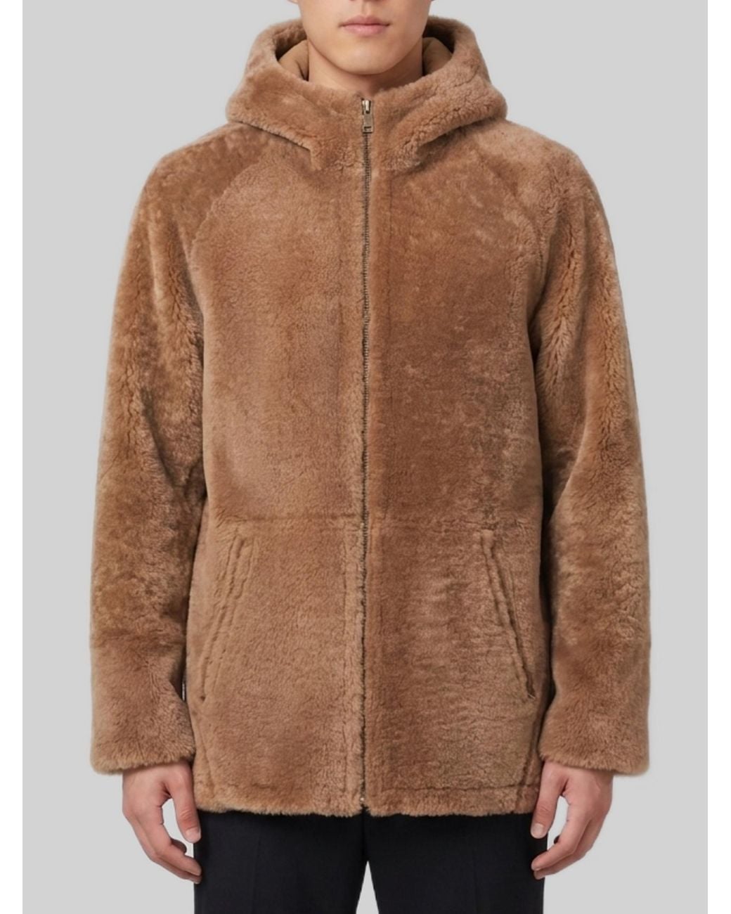 Salvatore Santoro Natural Reversible Midi Jacket for men