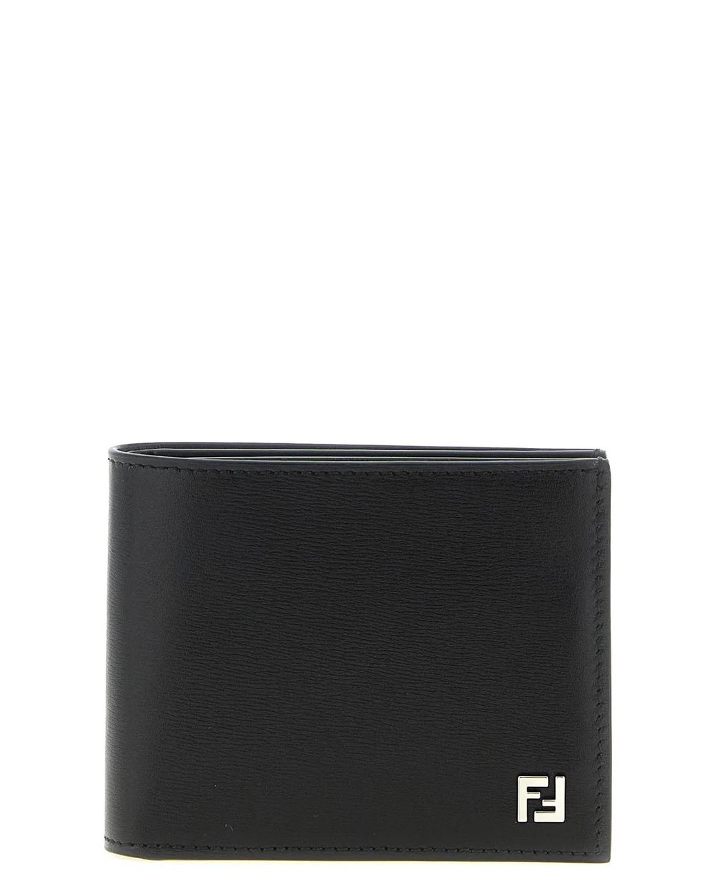 Fendi Black Calfskin Wallet for men