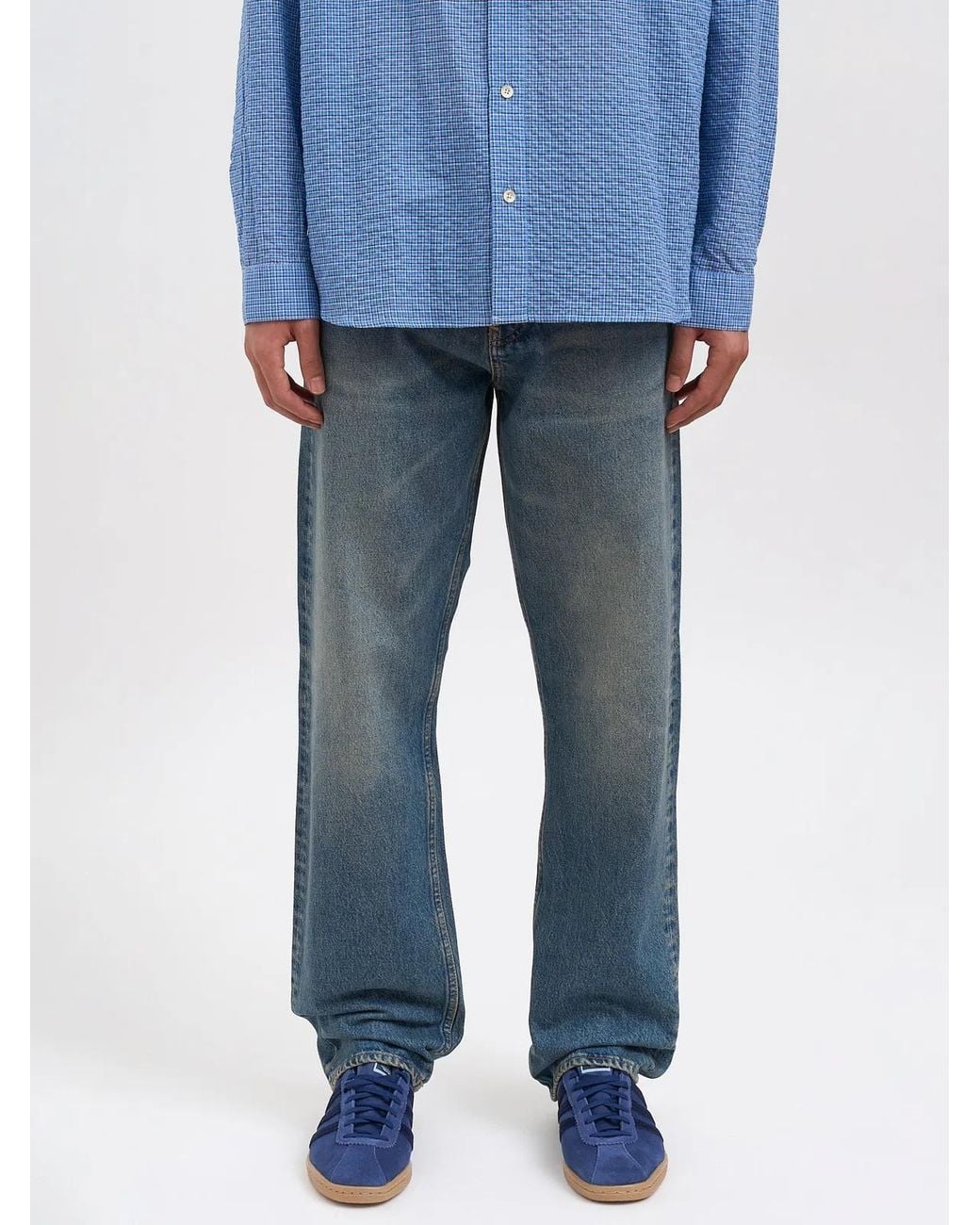 sunflower Blue Standard Denim Pants for men