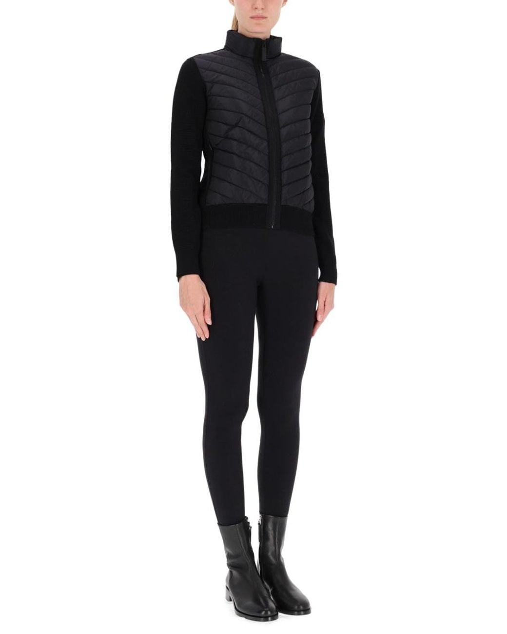 Canada Goose Black Hybridge Wool Jacket