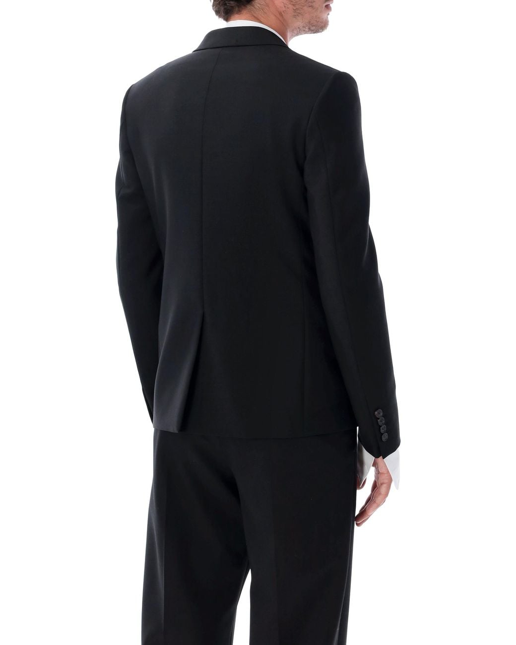 Fendi Black Slim-Fit Mohair Blazer for men