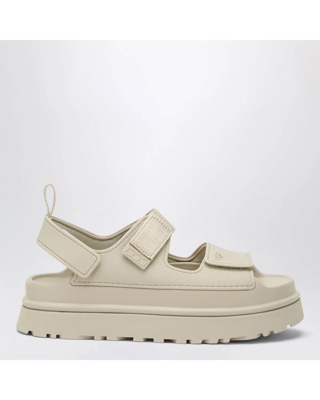 Ugg White Goldenglow Platform Eva Sandals