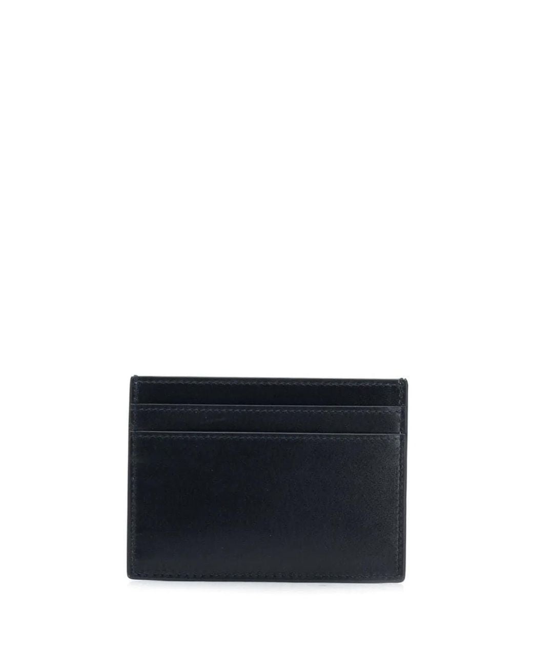 Saint Laurent Blue Smooth Leather Cassandre Card Holder for men