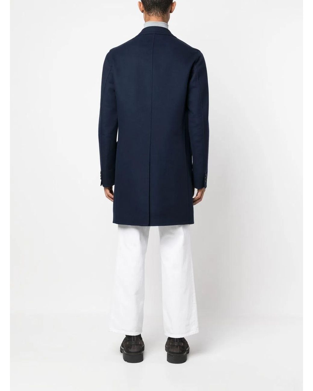 Colombo Blue Cp0034365184 Single Breasted Coat for men