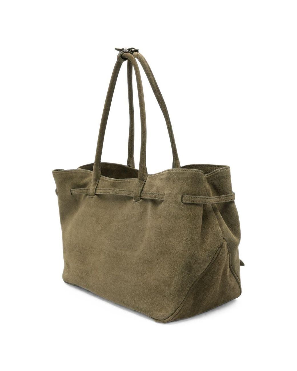 MARGE SHERWOOD Green Grandma Large Leather Tote