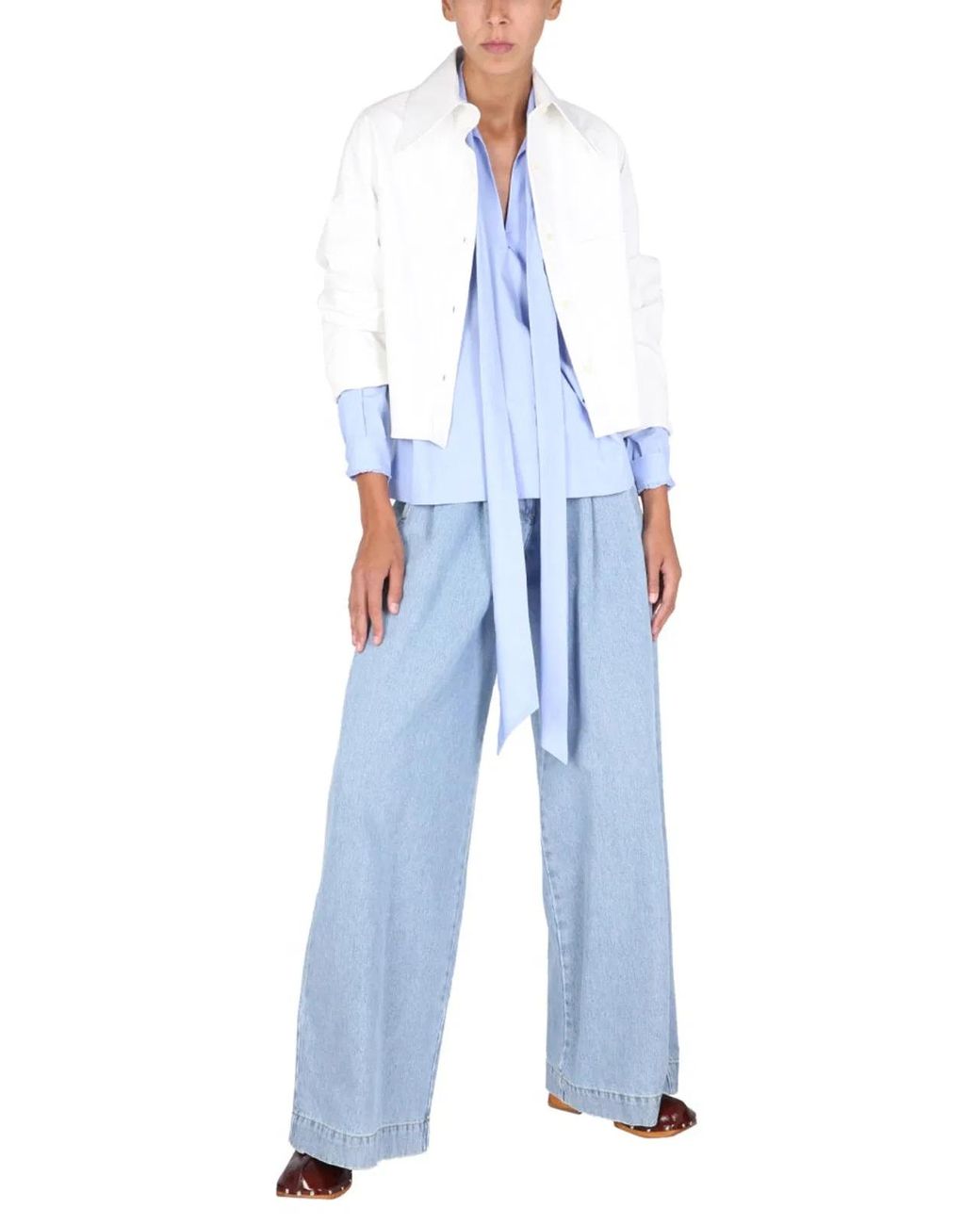 Jejia White "Aly Baby" Shirt Jacket