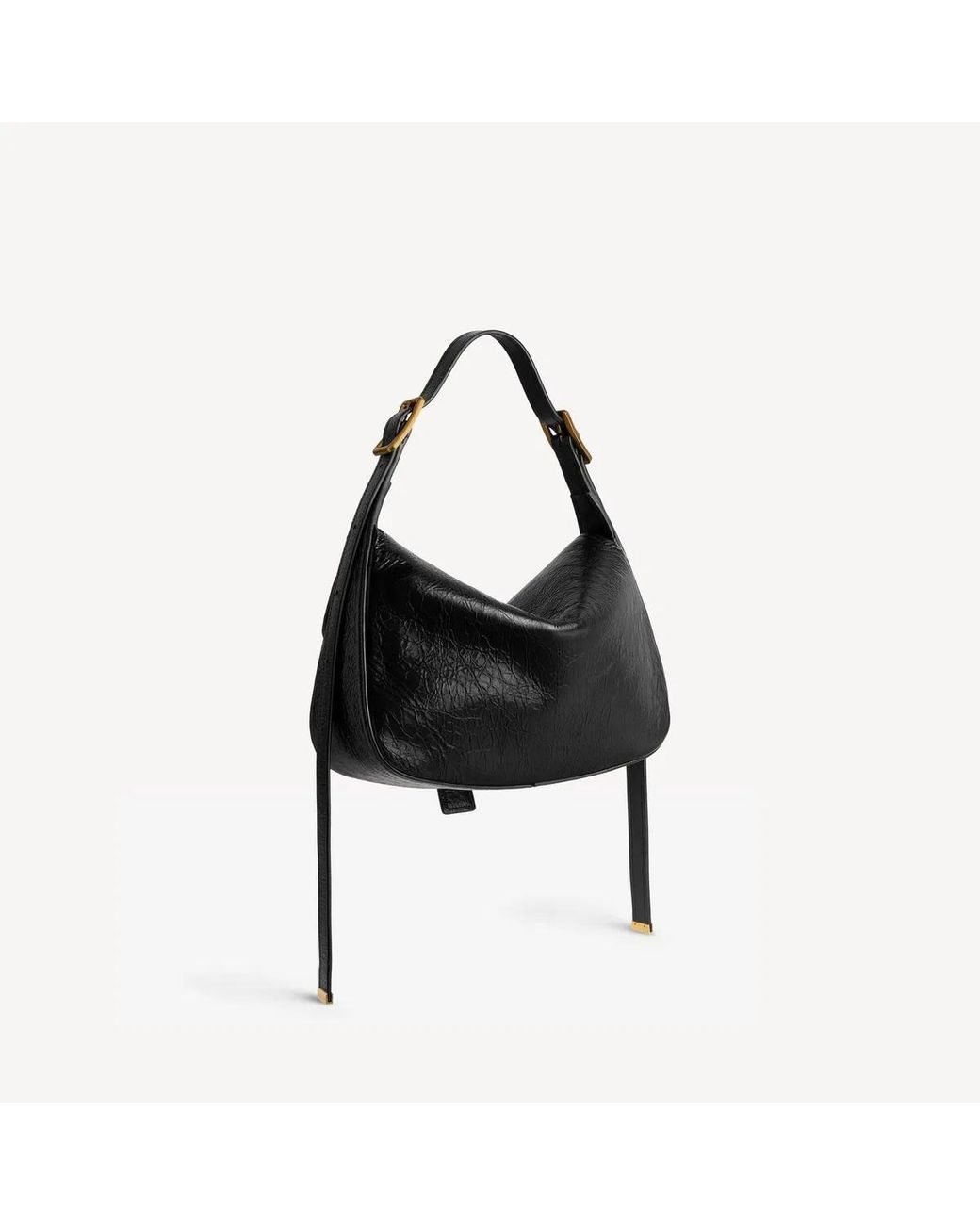 Balenciaga Black Clicca Shoulder Bag Medium