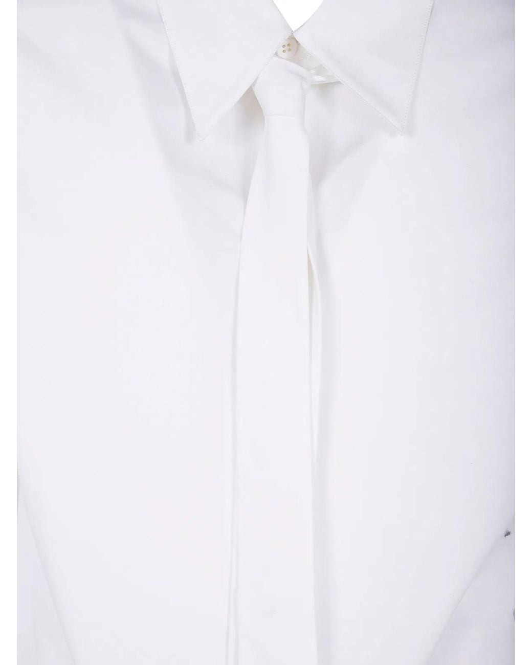 Jil Sander White Shirt With Tie for men