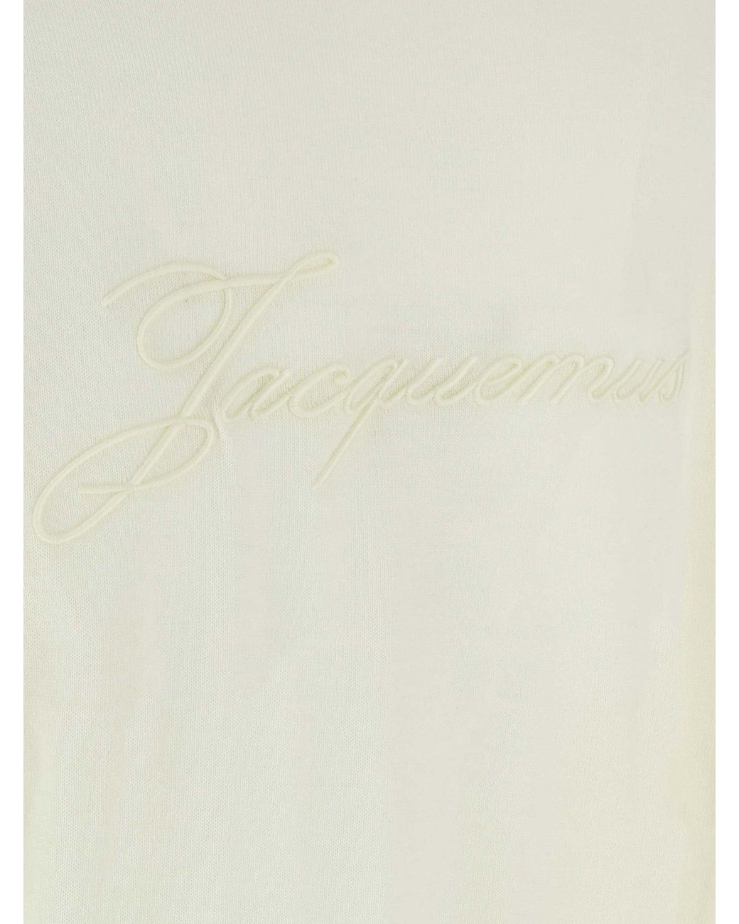 Jacquemus White 'Le Sweater Brodé' Sweater