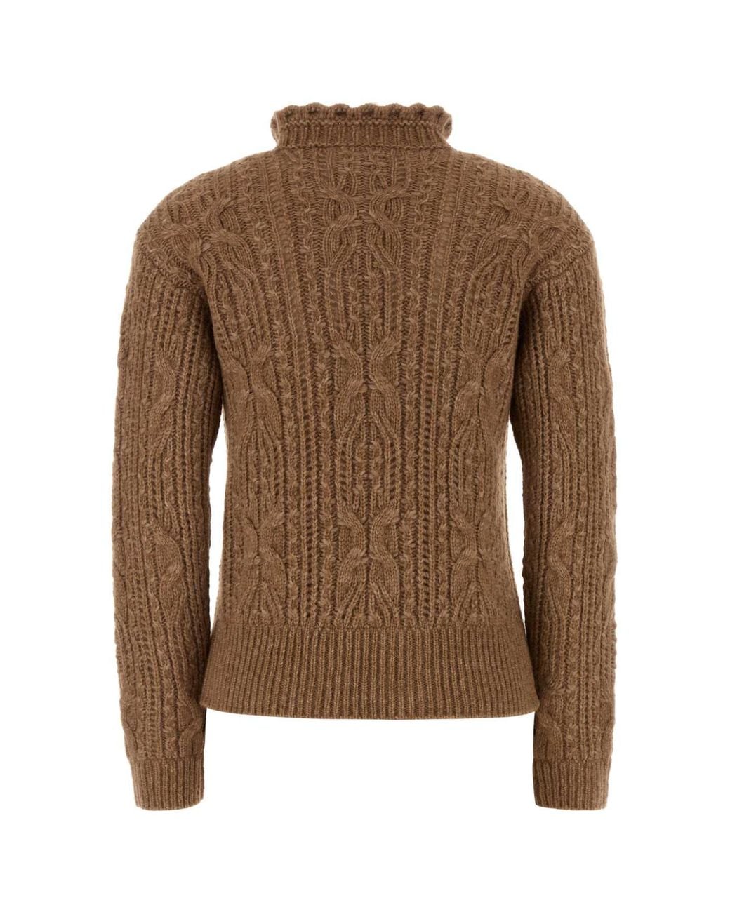 Moncler Brown Knitted Turtle Neck Sweater