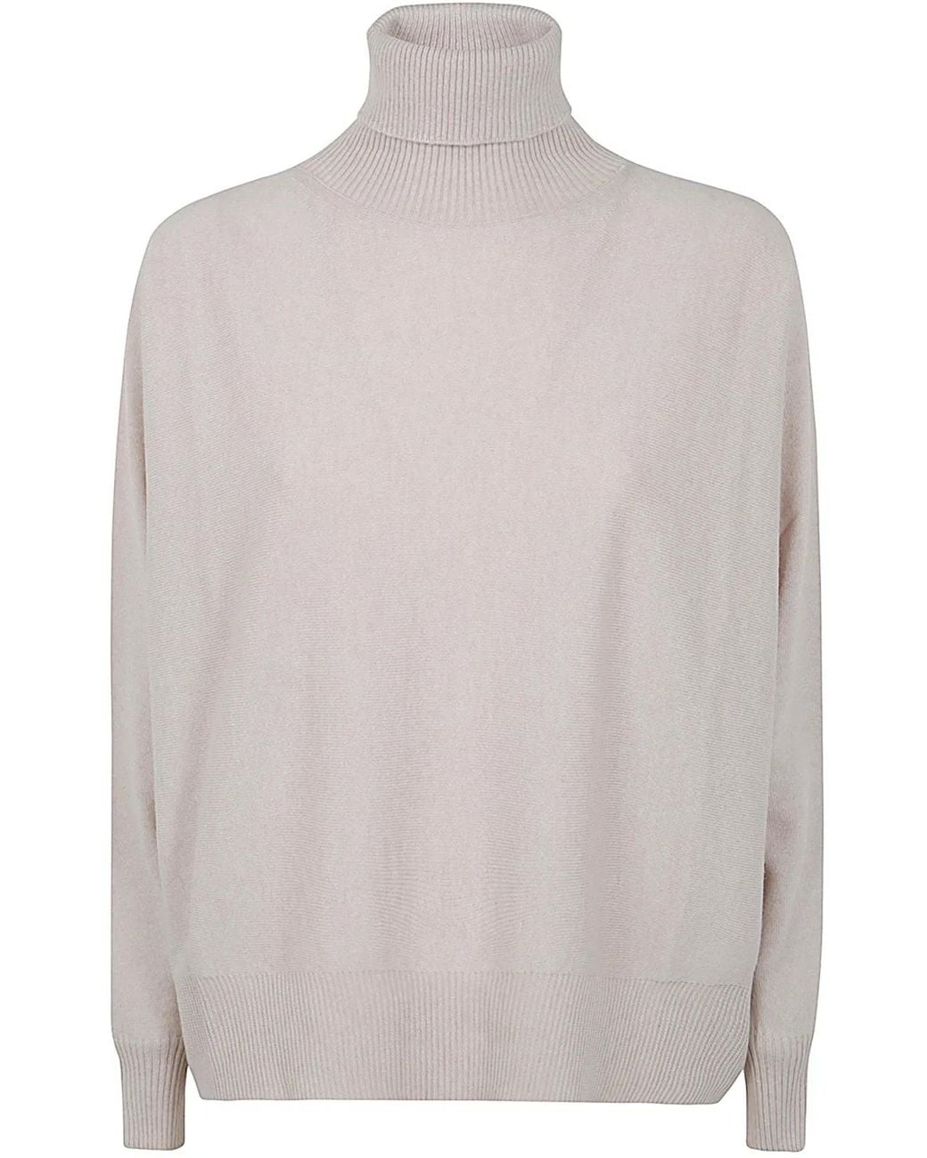 D.exterior White Cashmere Over Turtleneck