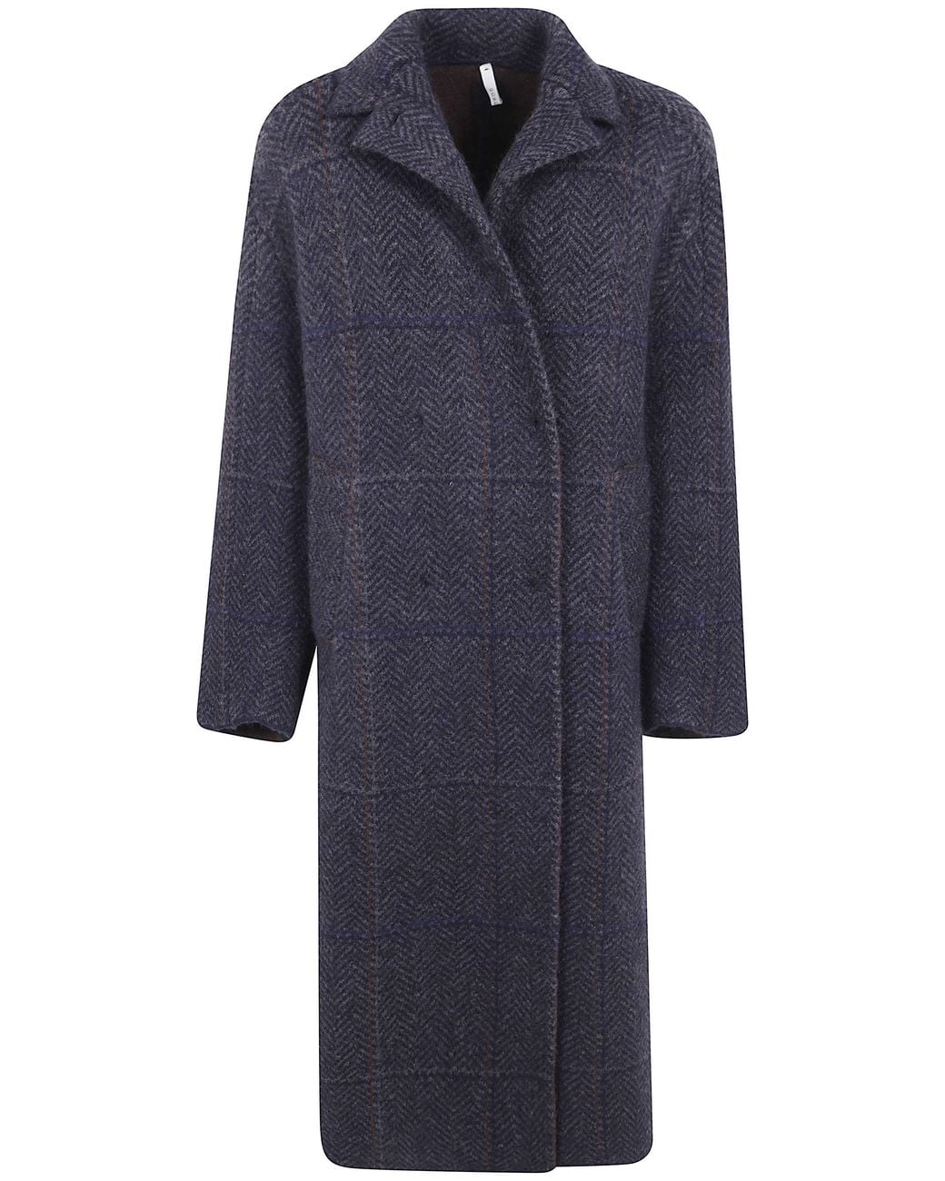 Boboutic Blue "Spina" Double Breasted Coat