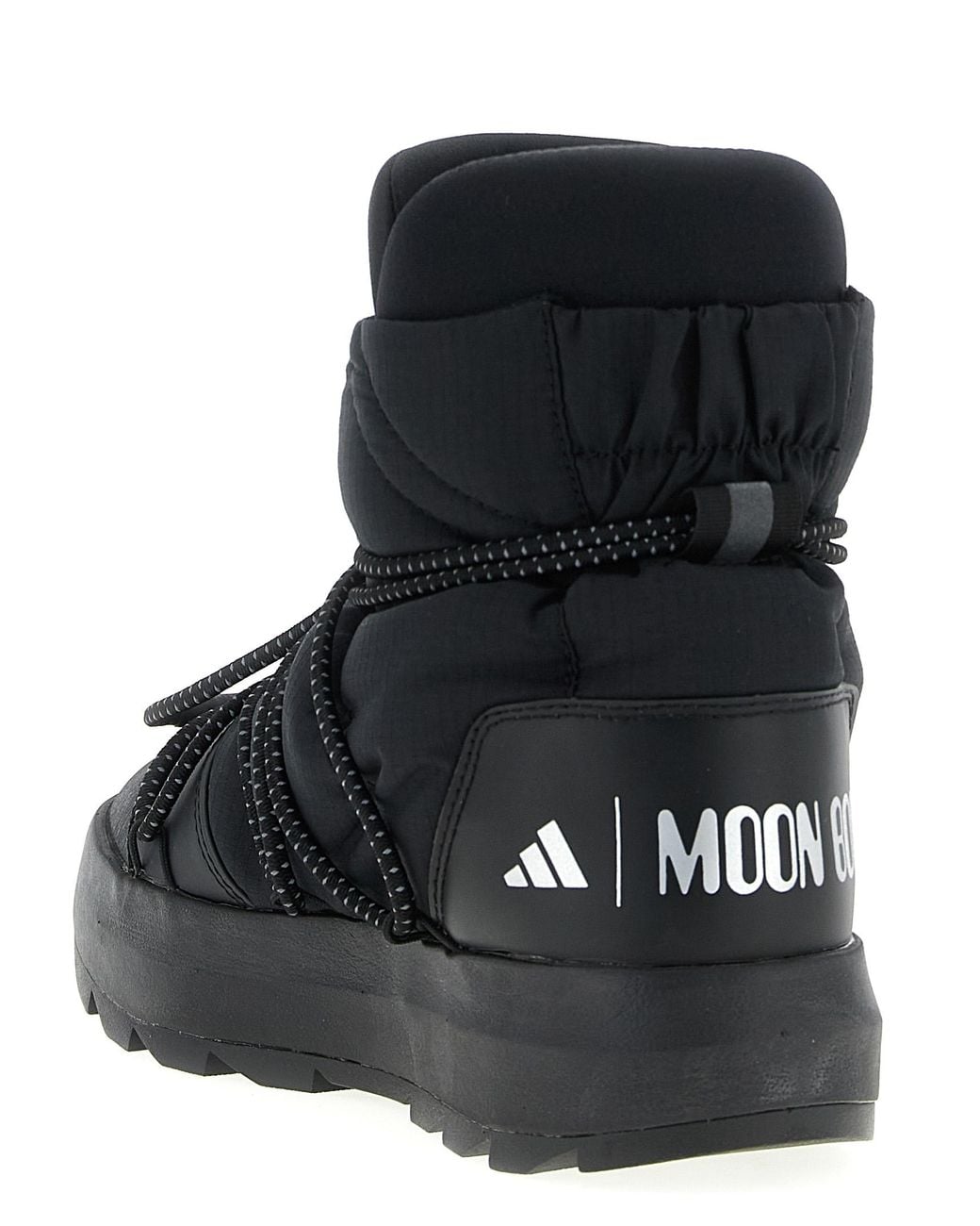 Adidas Originals Black 'Ace' Adidas X Moonboot Ankle Boots