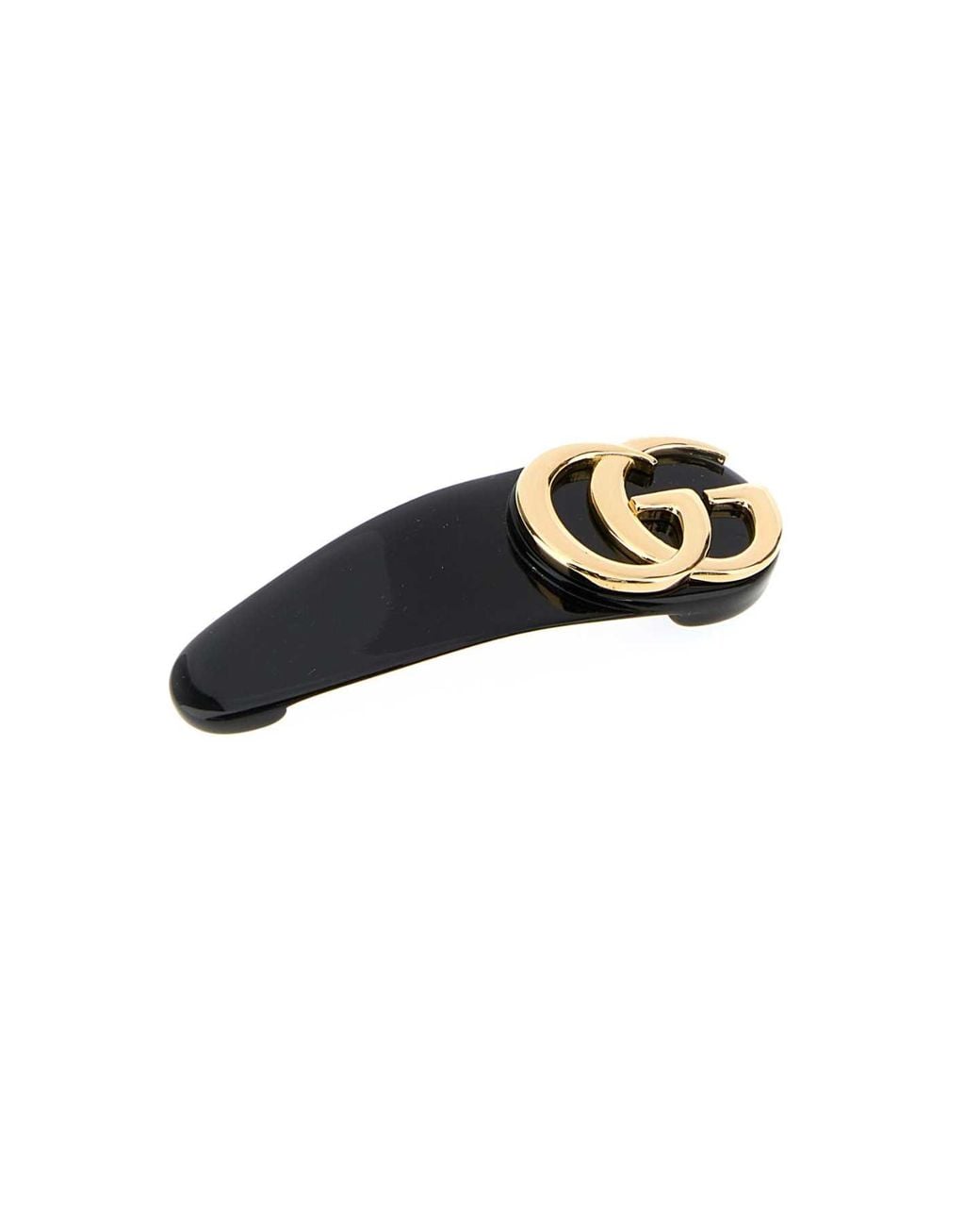Gucci White Resin Hair Clip