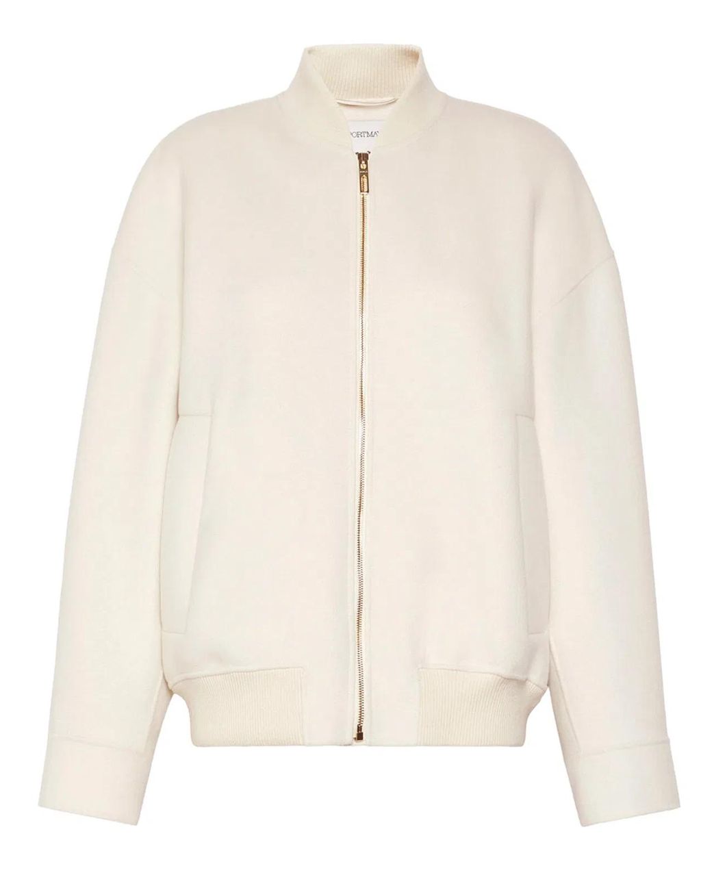 Max Mara Natural Pure Wool Double Bomber