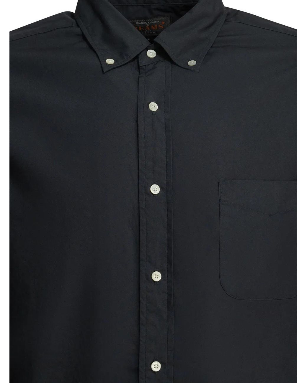 Beams Plus Blue B.D. Color Broad Cotton Casual Shirt for men