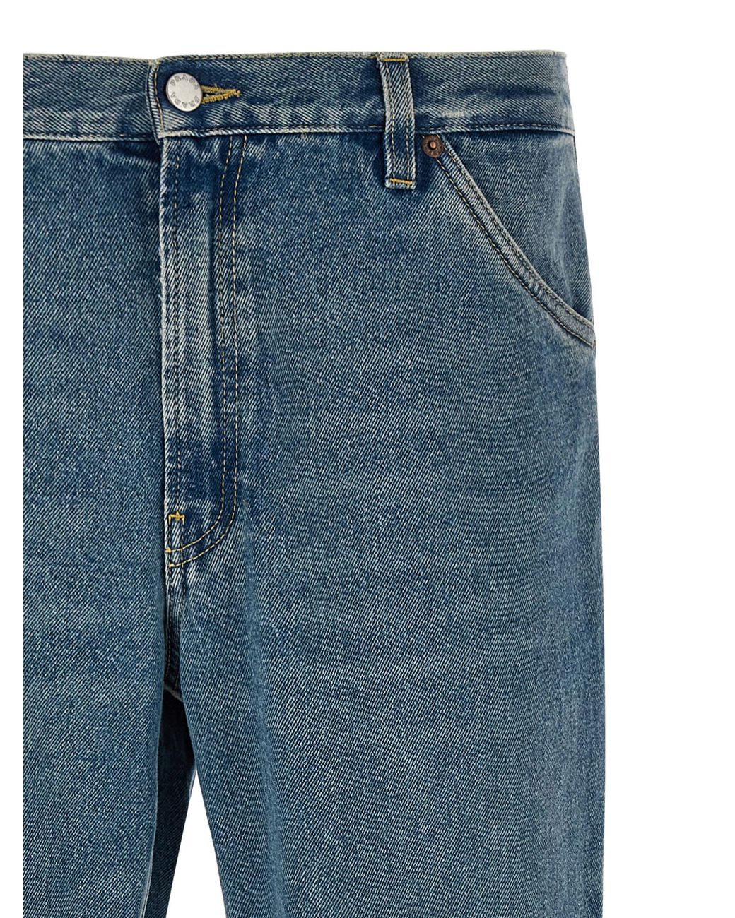 Prada Blue Mid Rise Jeans for men