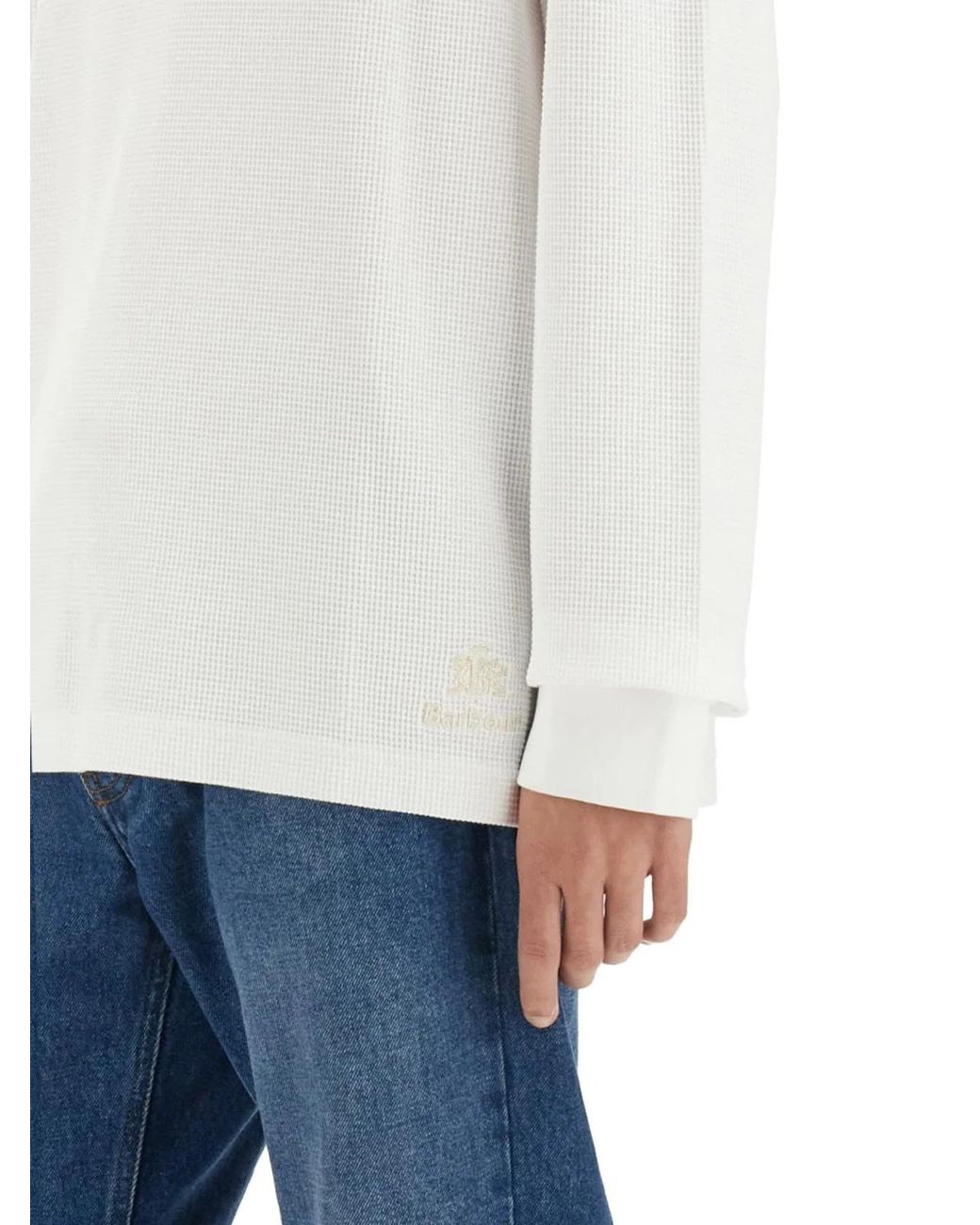 Barracuda White Henley T-Shirt for men