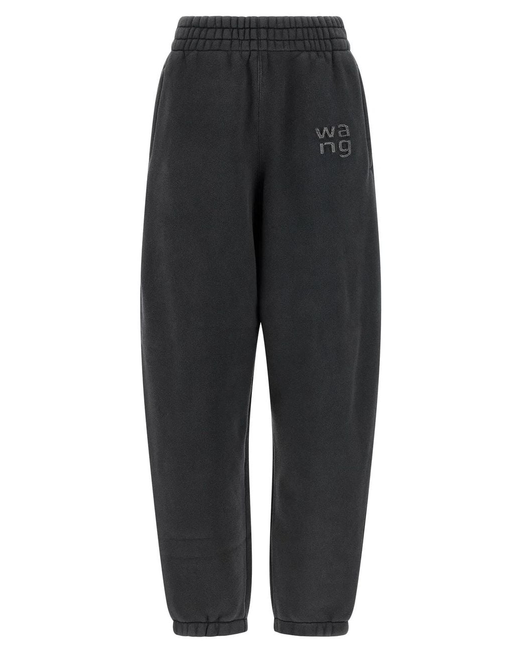 T By Alexander Wang Black Cotton Joggers (Workout Pants)