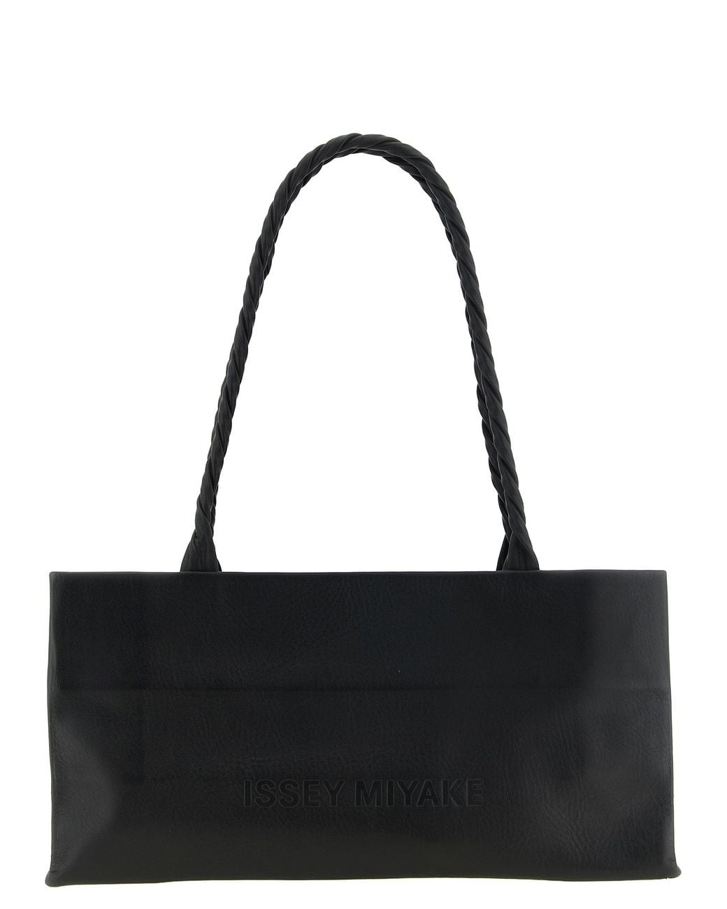 Issey Miyake Black 'Paper Bag' Shoulder Bag