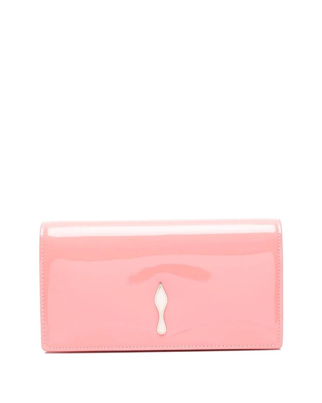 Christian Louboutin Pink Bettina Leather Clutch