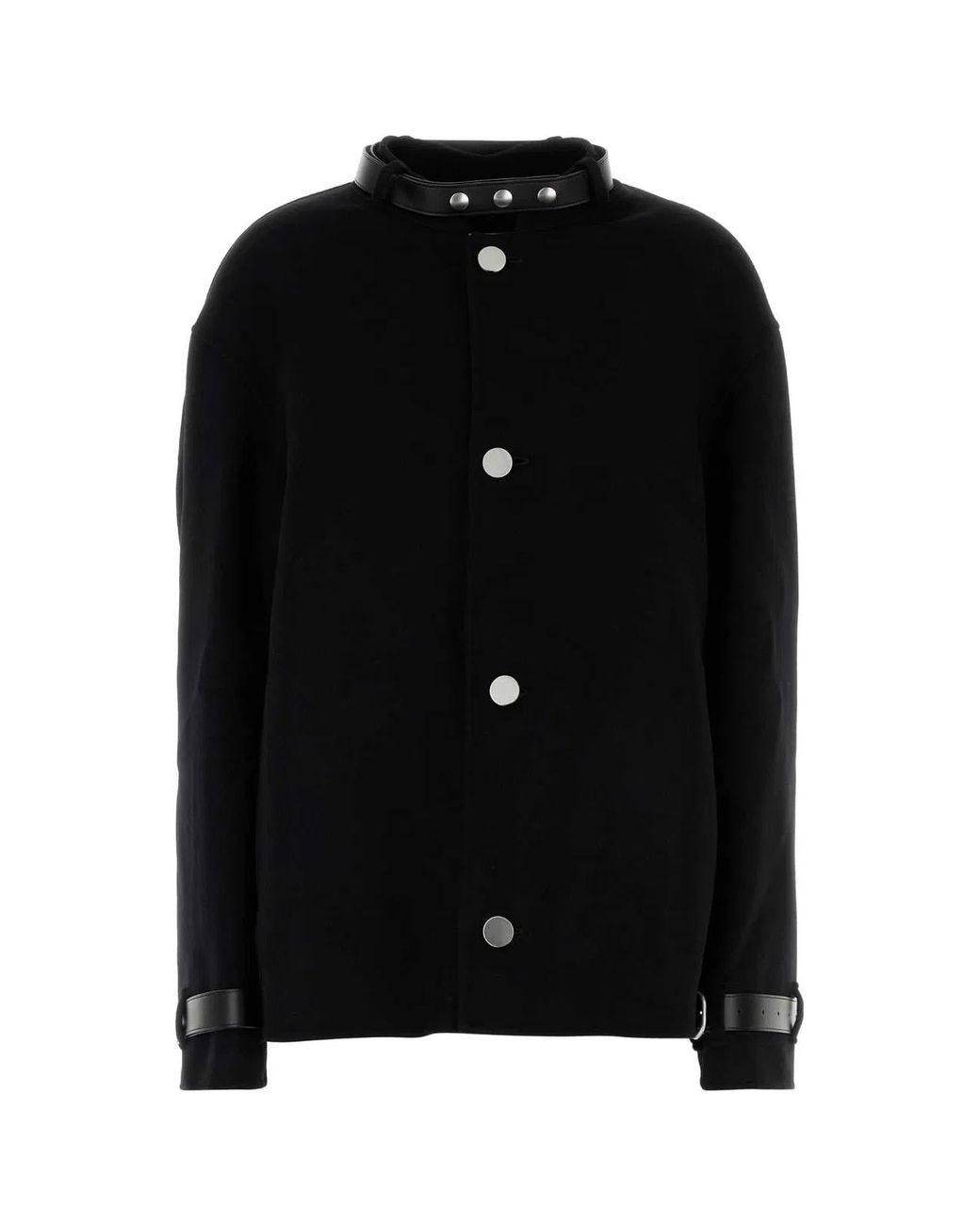 Jil Sander Black Cashmere Coat