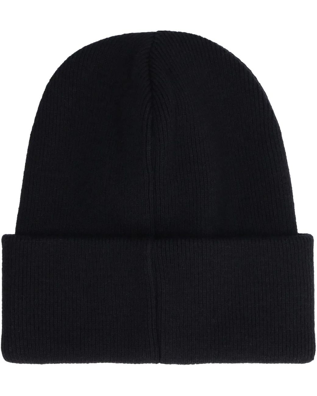 DSquared² Black Wool Beanie Hat for men