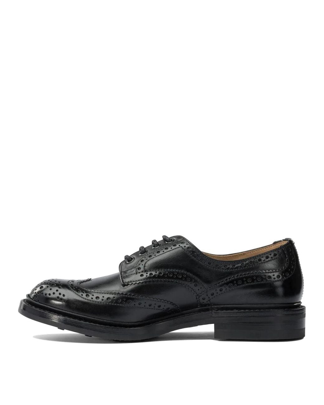 Tricker's Black "Bourton" Derby for men