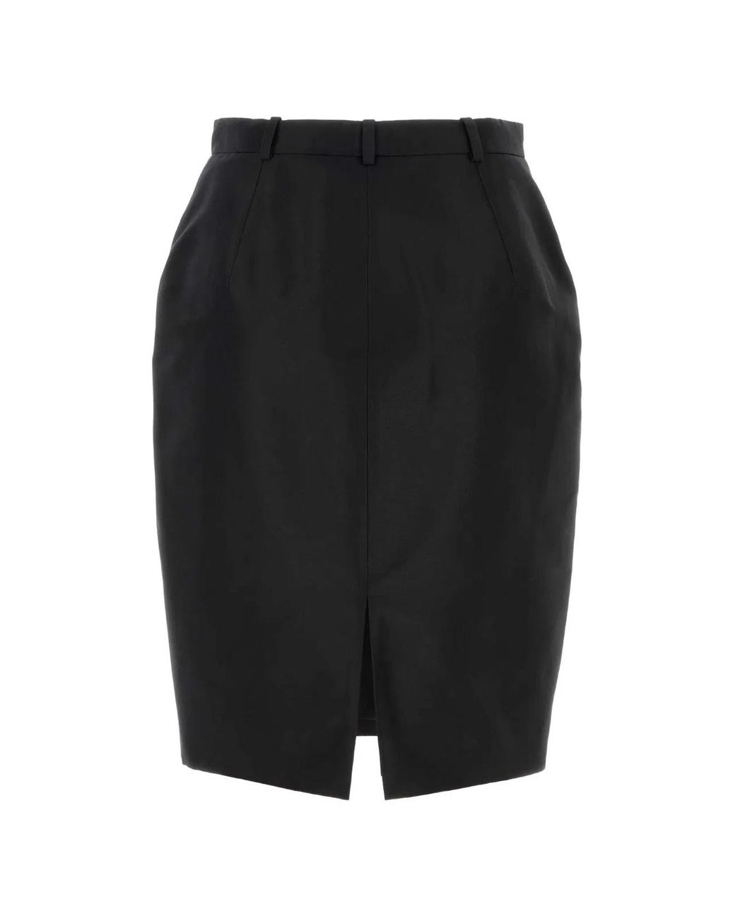 Gucci Black Faille Skirt