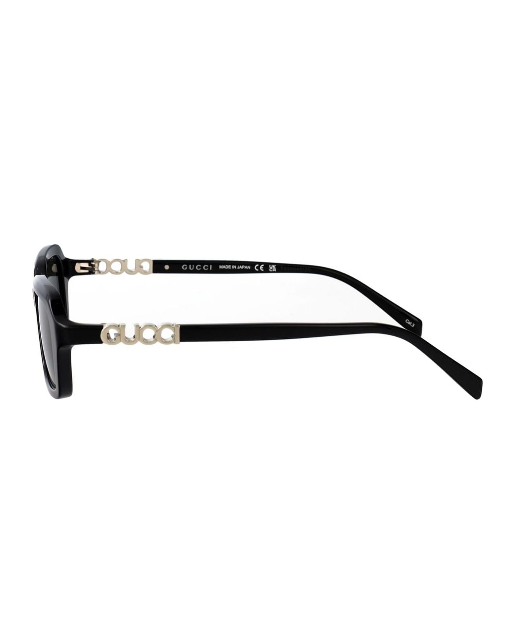 Gucci Black Acetate Sunglasses