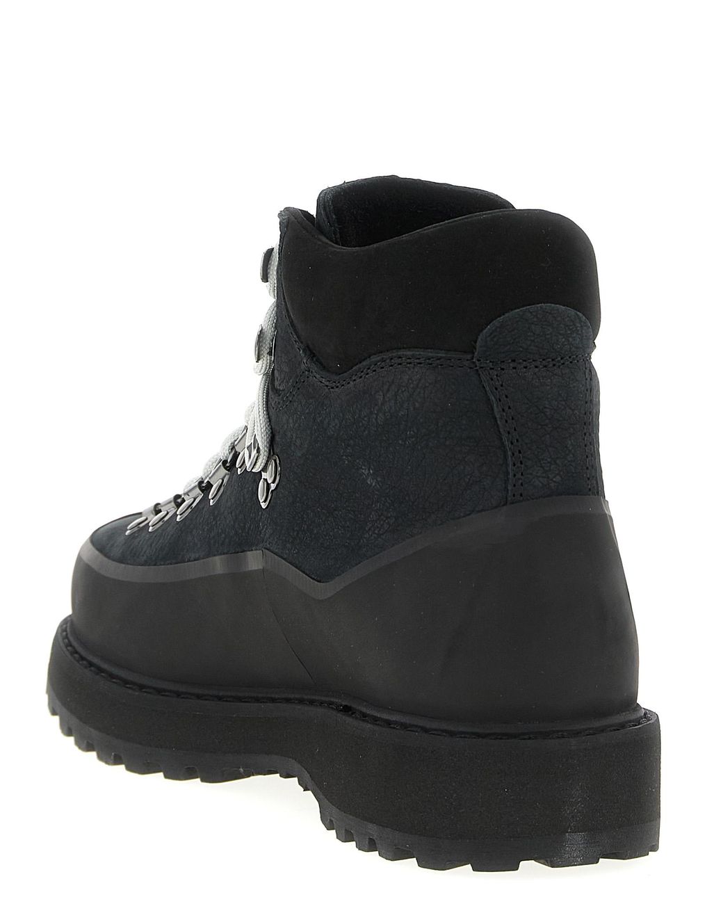 Diemme Black 'Roccia Vet Gomma' Ankle Boots for men
