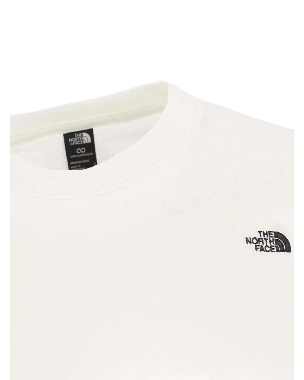 The North Face White Tnf Essential Simple Dome Os" Short Sleeves Tee