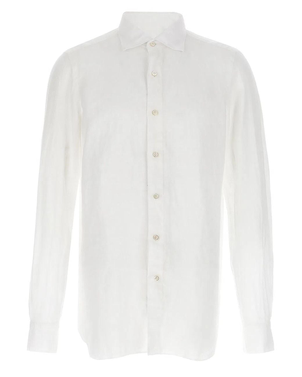 Finamore 1925 White 'Gaeta' Shirt for men