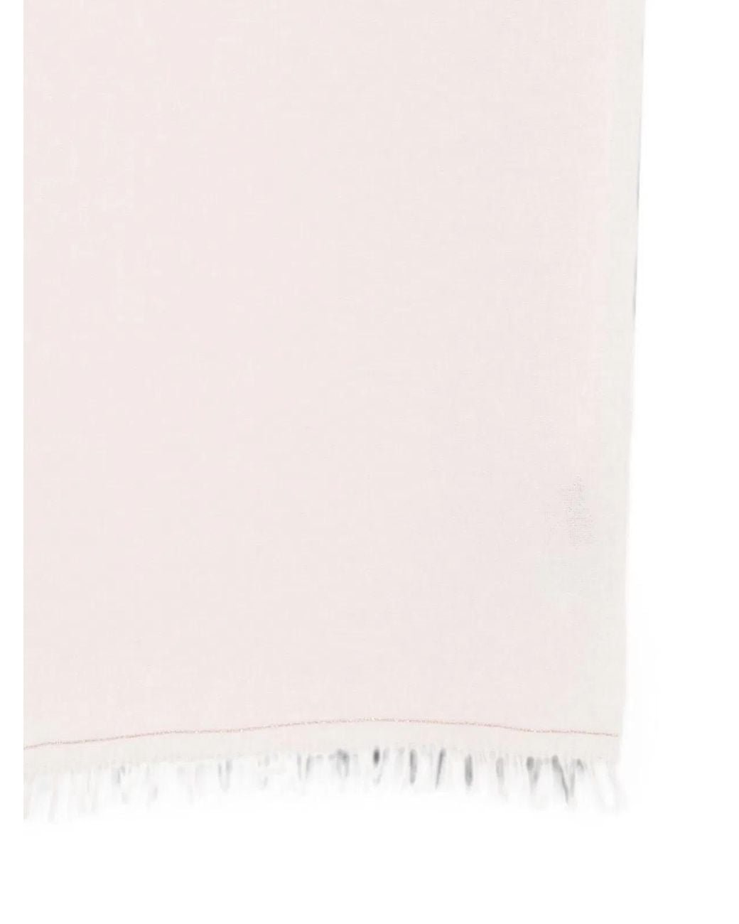 Fabiana Filippi Pink Wool Scarf