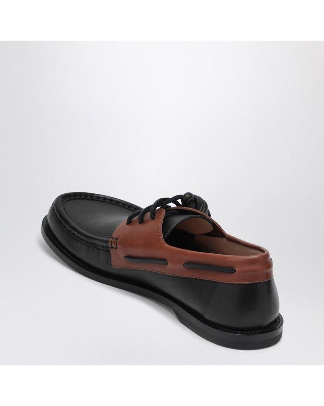 Loewe Brown Campo Boat Shoe for men