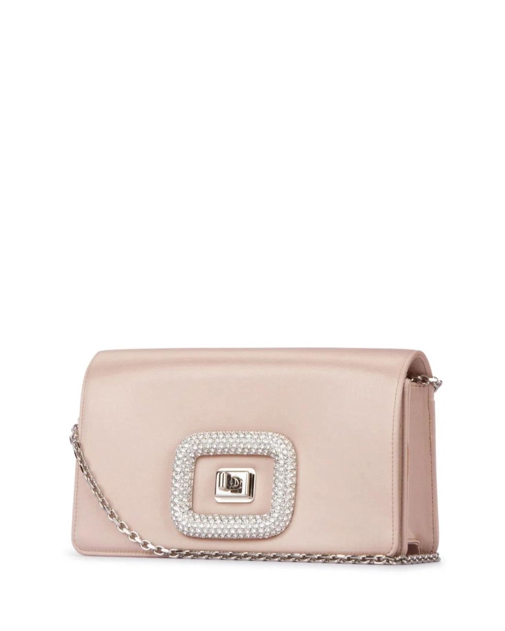 Roger Vivier Pink Viv De Choc Clutch