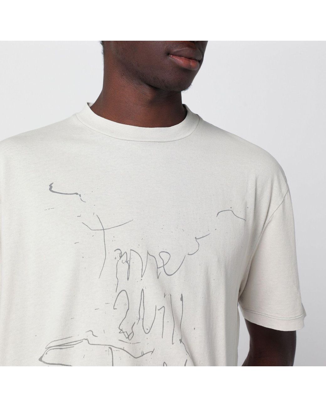 Our Legacy White Box Shortsleeved Cotton Tshirt for men