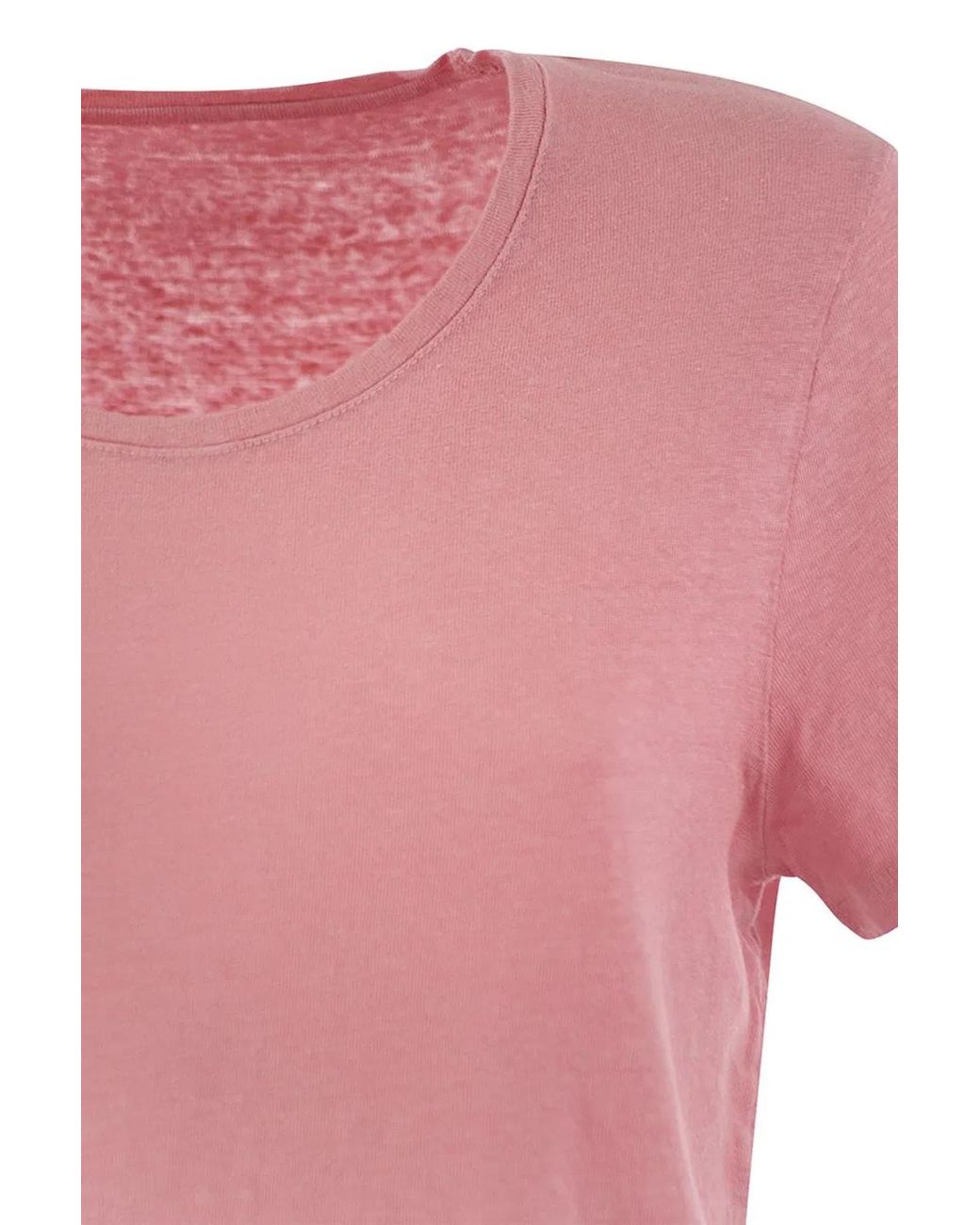 Majestic Pink Crew-Neck T-Shirt