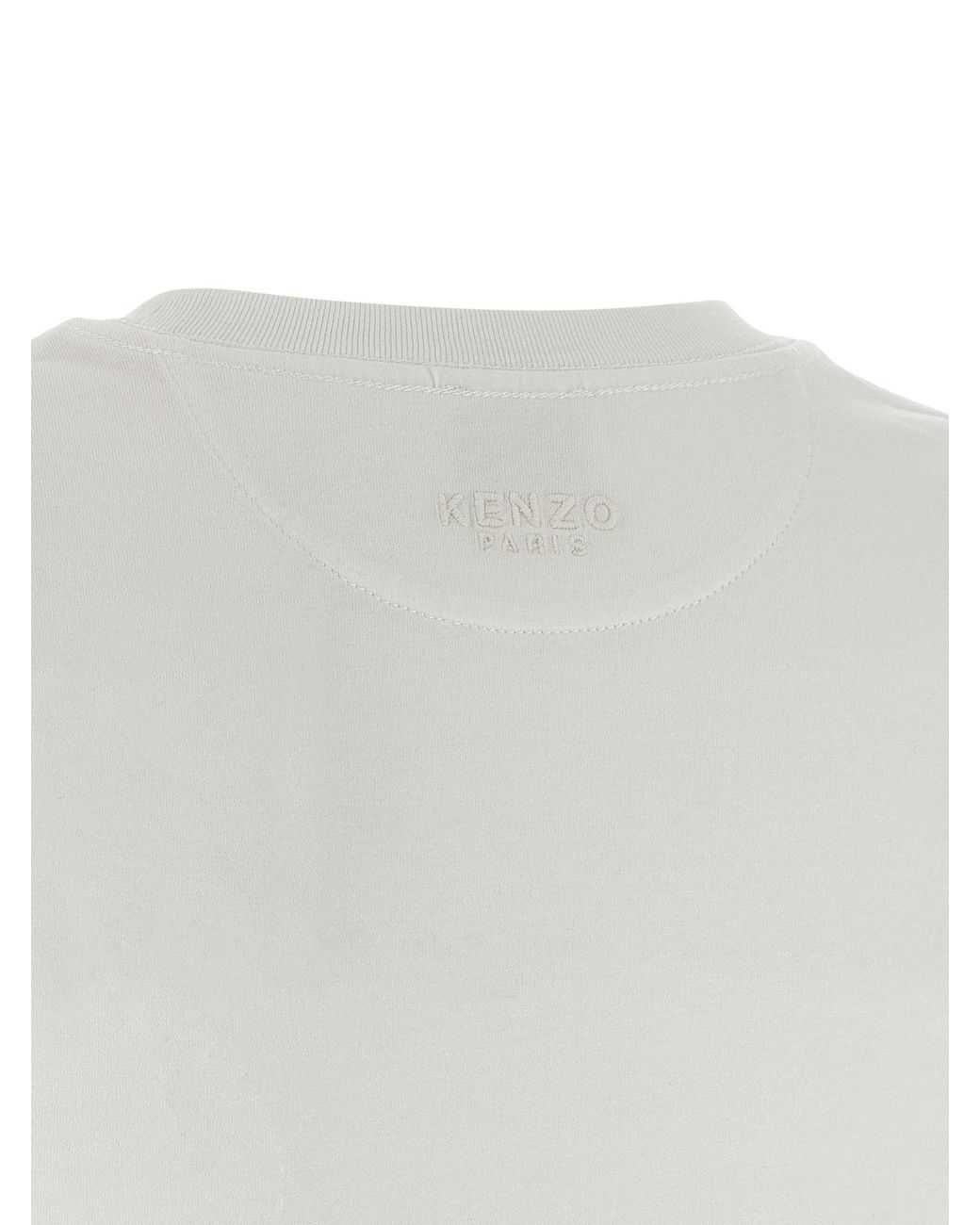 KENZO White 'Gots Wild Tiger' T-Shirt
