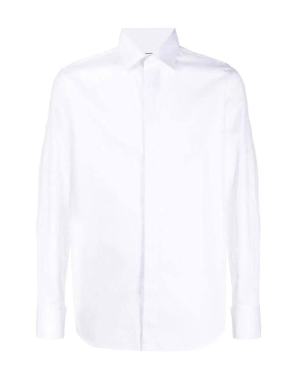 Xacus White Crisp Cotton Shirts for men