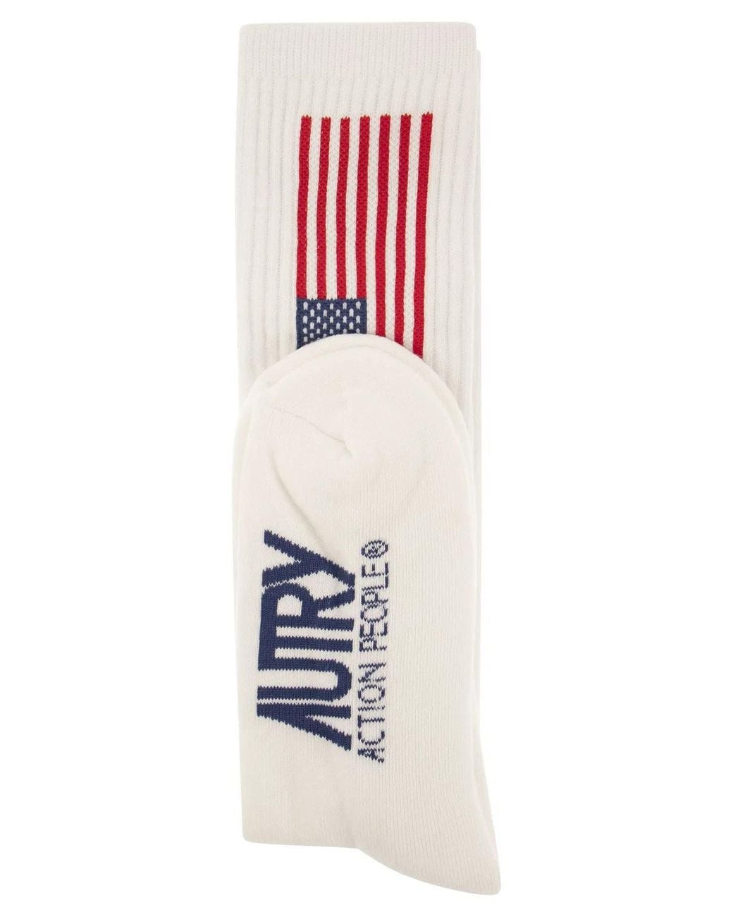 Autry Red Socks With Iconic Logo